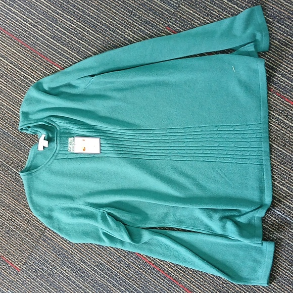 croft & barrow Sweaters - 🌟 NWT Blue/green Croft And Barrow Sweater Xl Misses